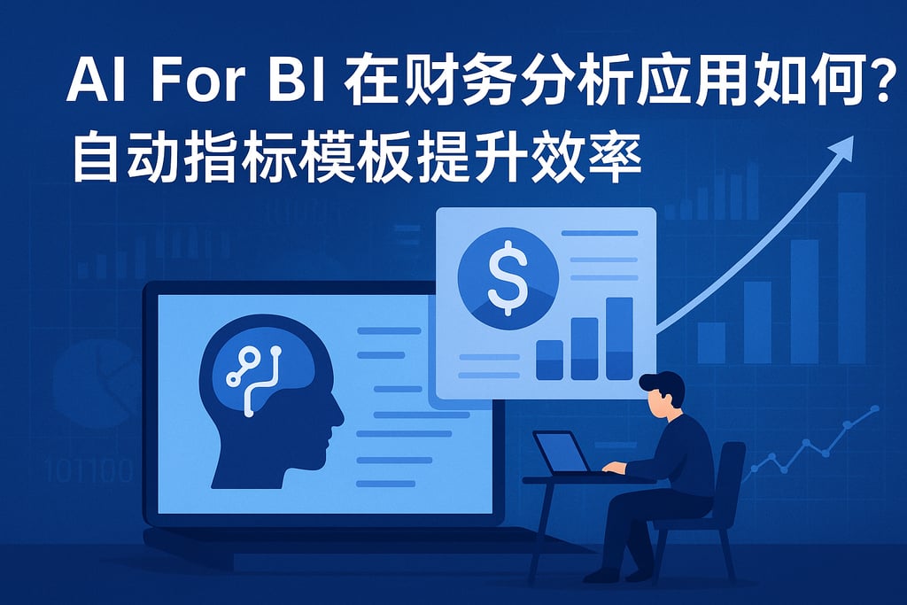 AI For BI在财务分析应用如何？自动指标模板提升效率